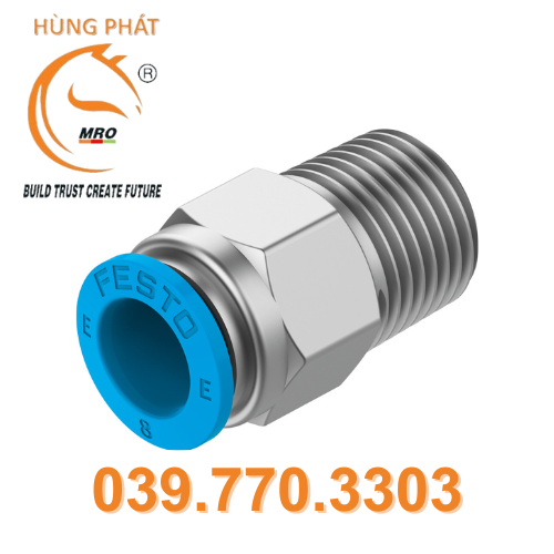 Đầu nối ren khí NPQE-D-R14-Q8-P10