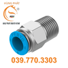 Combo 10 Đầu nối ren khí NPQE-D-R14-Q8-P10