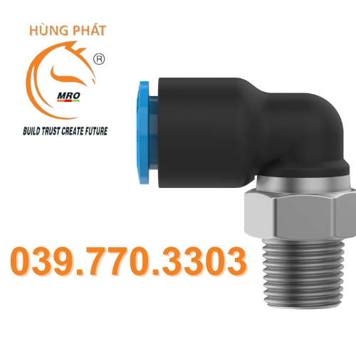 Đầu nối ren khí NPQE-L-R14-Q10-P10