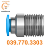Combo 10 Đầu nối ren khí QS-1/4-6-I
