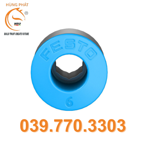 Đầu nối ren khí QS-1/8-6-I
