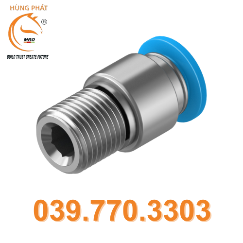 Đầu nối ren khí QS-1/8-6-I