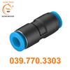 Combo 10 Đầu nối ren khí QS-8