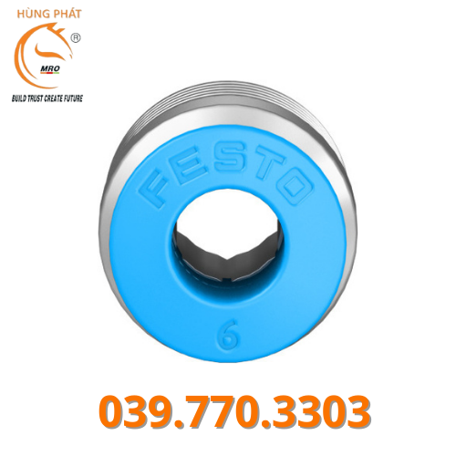 Đầu nối ren khí QS-1/4-6-I