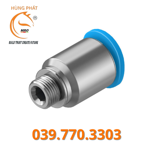 Đầu nối ren khí QSM-M5-6-I
