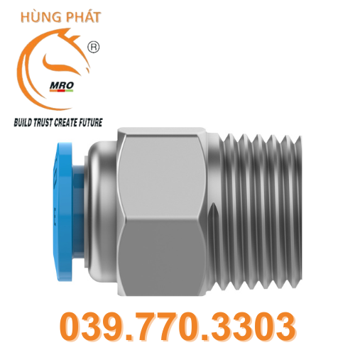 Combo 10 Đầu nối ren khí NPQE-D-R14-Q6-P10