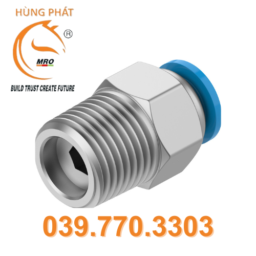 Đầu nối ren khí NPQE-D-R18-Q6-P10
