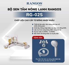 Bộ sen tắm nóng lạnh Rangos RG-02S