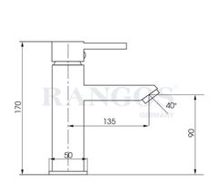 Bộ vòi lavabo gắn chậu Rangos RG-102