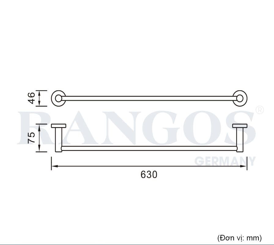 Vắt khăn đơn cao cấp RANGOS RG-PK1901