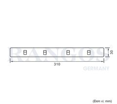 Móc khăn 4 chấu RANGOS RG-PK2011A-4