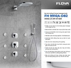 Sen âm tường cao cấp sáu họng massage FH 9910A-D82