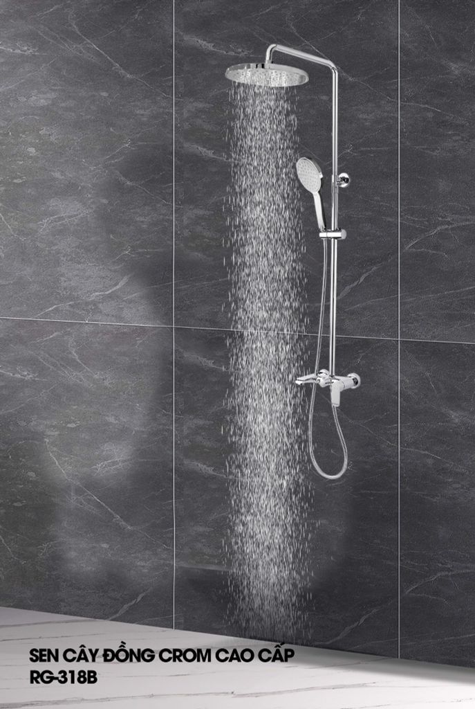 Sen cây đồng mạ Crom cao cấp RG-318B