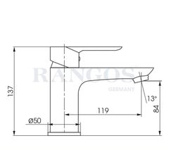 Bộ vòi lavabo gắn chậu Rangos RG-336V1