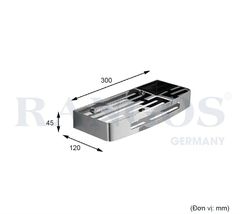 Kệ góc chữ nhật đơn RANGOS RG-PK3638
