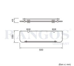 Kệ gương cao cấp RANGOS RG-PK4613