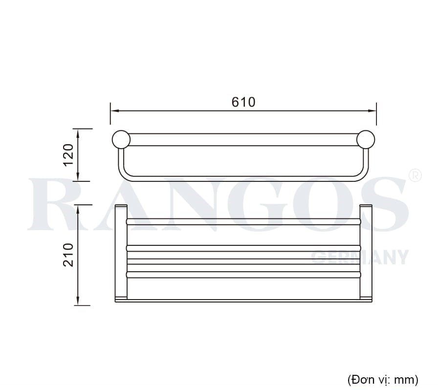 Vắt khăn giàn cao cấp RANGOS RG-PK4804