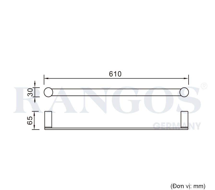 Vắt khăn đơn cao cấp RANGOS RG-PK5801