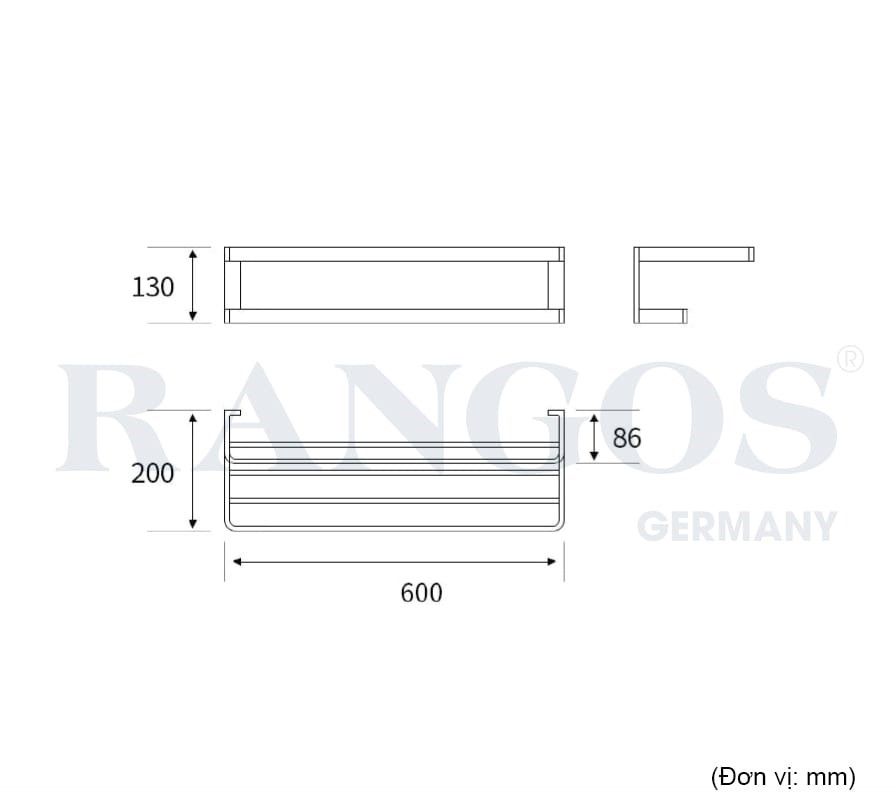 Vắt khăn giàn cao cấp RANGOS RG-PK5804