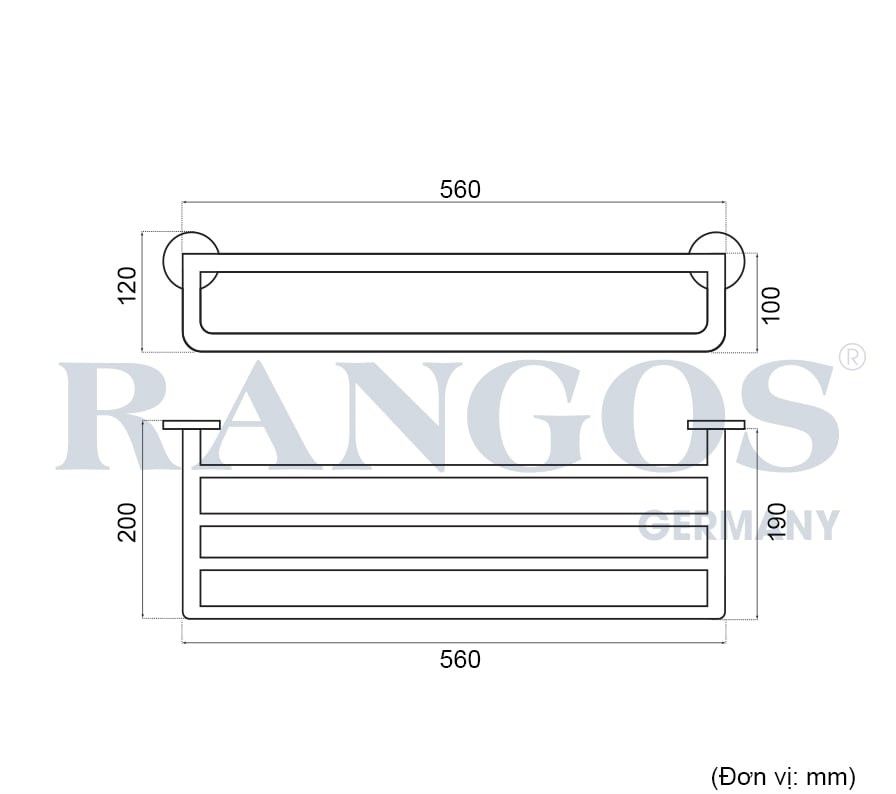 Vắt khăn giàn cao cấp RANGOS RG-PK6904