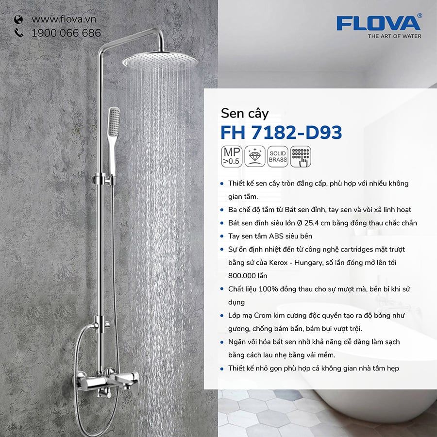 Sen cây tròn cao cấp FH 7182-D93