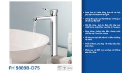 Vòi Lavabo thân cao FH 9889B-D75