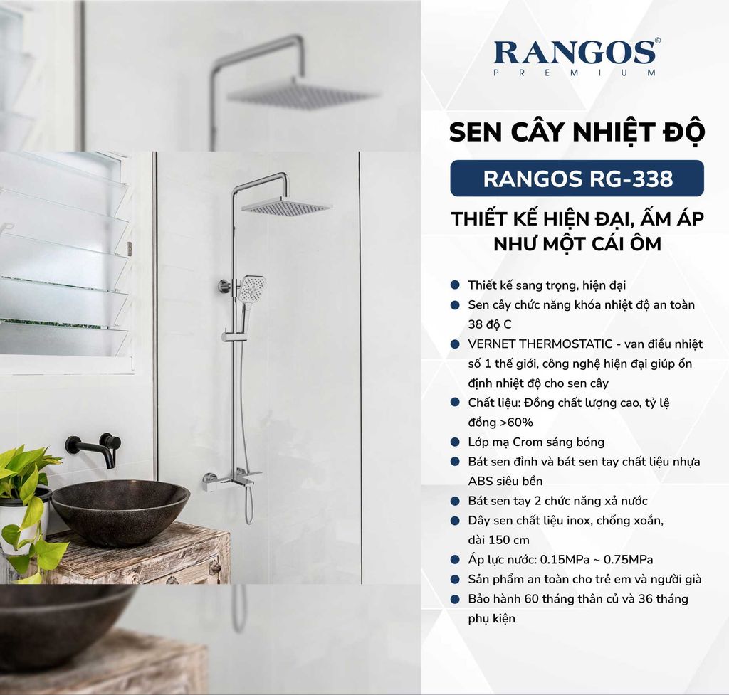 Sen cây nhiệt độ cao cấp Rangos RG-338