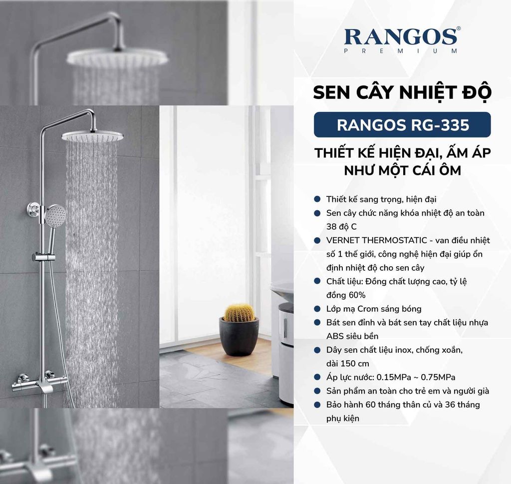 Sen cây nhiệt độ cao cấp Rangos RG-335
