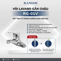 Bộ vòi lavabo gắn chậu Rangos RG-01V