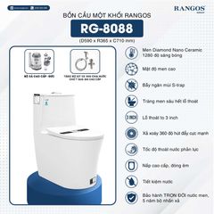 Bồn cầu một khối Rangos RG-8088