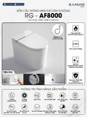Bồn cầu thông minh tự động Rangos RG-AF8000