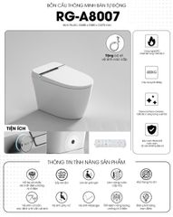 Bồn cầu thông minh bán tự động Rangos RG-A8007