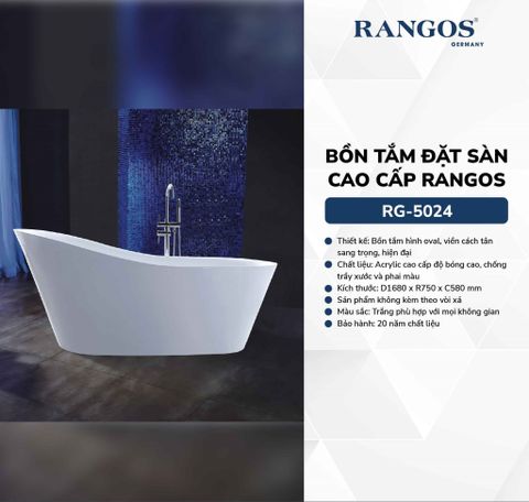 Bồn tắm đặt sàn cao cấp RG-5024