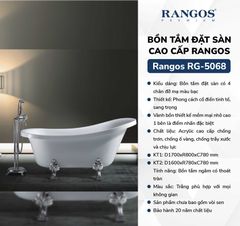 Bồn tắm đặt sàn cao cấp RG-5068