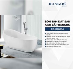 BỒN TẮM ĐẶT SÀN CAO CẤP RANGOS RG-B1883A
