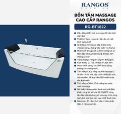BỒN TẮM MASSAGE CAO CẤP RG-BT1822