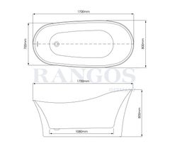 BỒN TẮM ĐẶT SÀN CAO CẤP RANGOS RG-B1860-17