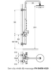Sen cây nhiệt độ massage FH 8456-619