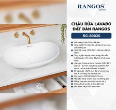 Chậu rửa lavabo đặt bàn RG-80020