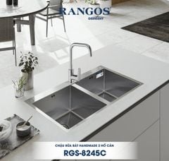 Chậu rửa bát HANDMADE 2 hố cân RGS-8245C