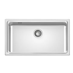 Chậu rửa bát HANDMADE 1 hố lớn âm bàn có giật cấp RGS-7843A-GC