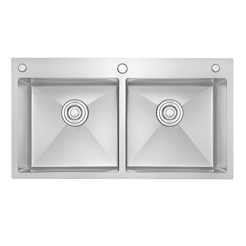 Chậu rửa bát HANDMADE 2 hố cân RGS-8245C