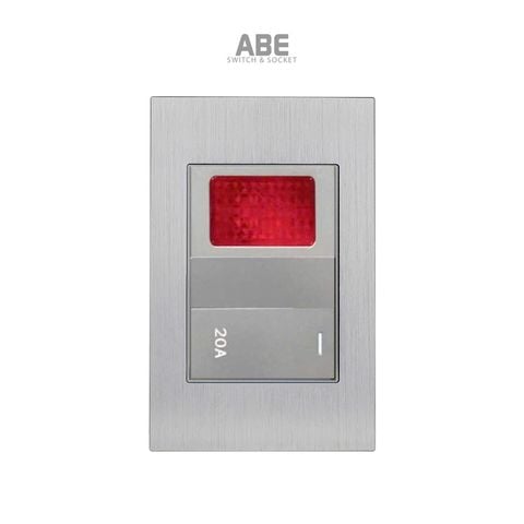 Công tắc bình nóng lạnh 20A kèm Đèn báo Titanium X