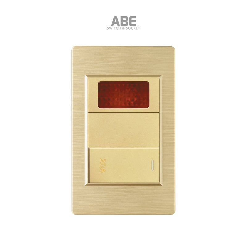 Công tắc bình nóng lạnh 20A kèm Đèn báo PCX