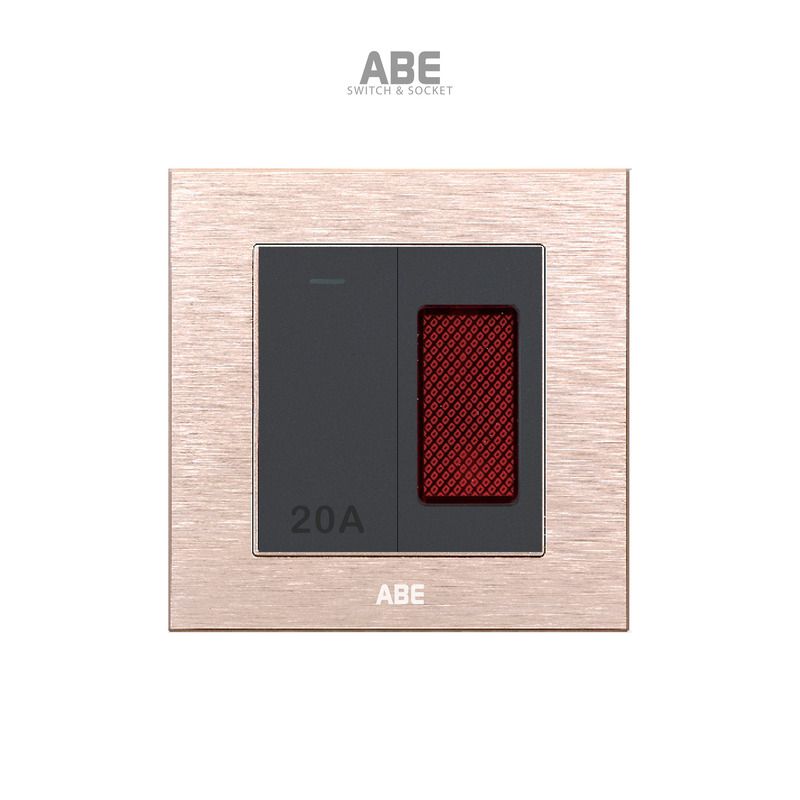 Công tắc 20A kèm Đèn báo Titanium S