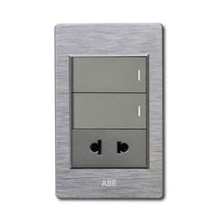 Công tắc đôi kèm Ổ cắm đơn PCX