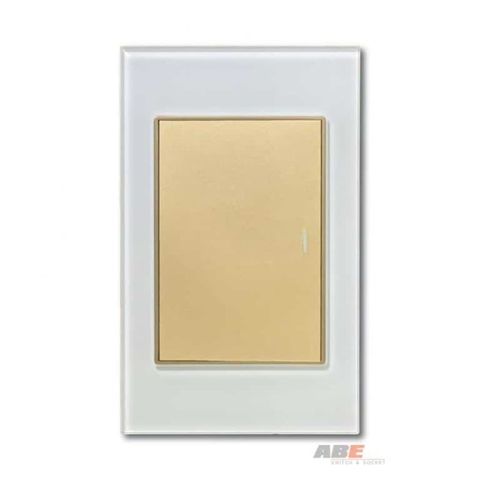 Công tắc đơn Crystal White