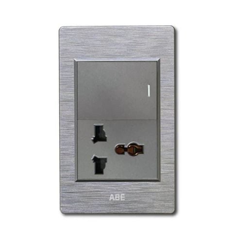 Công tắc đơn kèm Ổ cắm đa năng PCX