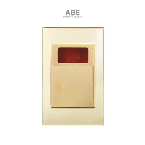 Công tắc 45A kèm Đèn báo Crystal Gold