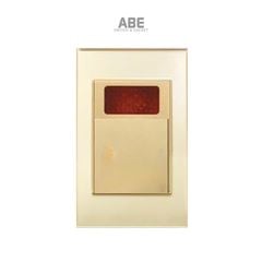 Công tắc 45A kèm Đèn báo Crystal Gold